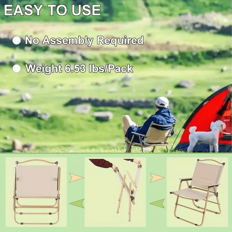 Kermit Ultra Portable Folding Chair-Green Design, Fishing, Camping and Beach-Durable, comfortable and weatherproof, dedicated lounge chair, folding and washable fishing chair,