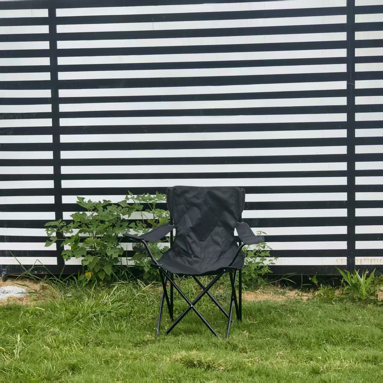 Portable Folding Camping Chair with Adjustable Backrest - Lightweight Outdoor Fishing & Picnic Chair, Durable Metal Frame,