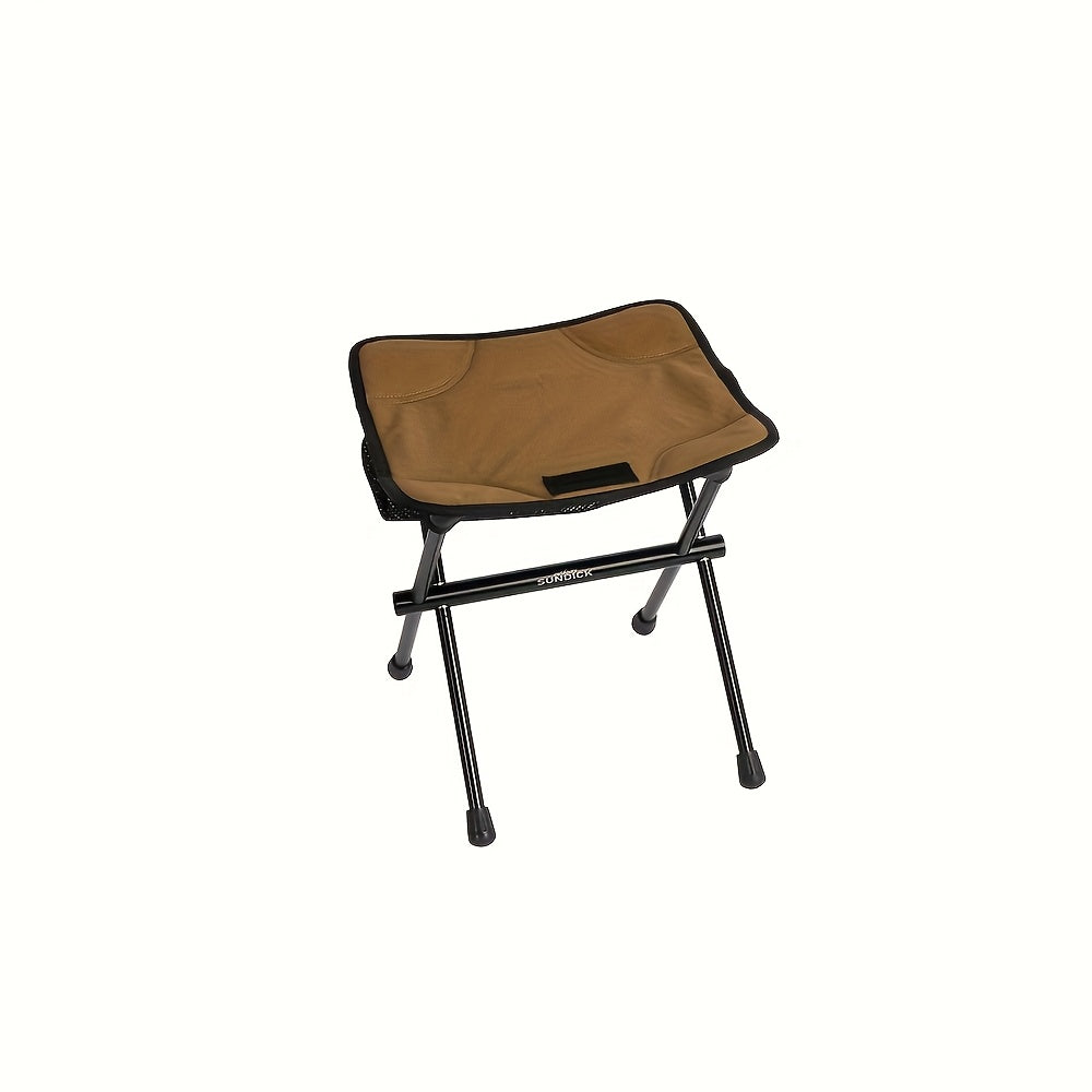 Portable Folding Chair for Outdoor Camping, Travel, and Picnic - Aluminum Alloy, Square Shape, Multi-Use for Fishing, Art Painting, and Home Use
