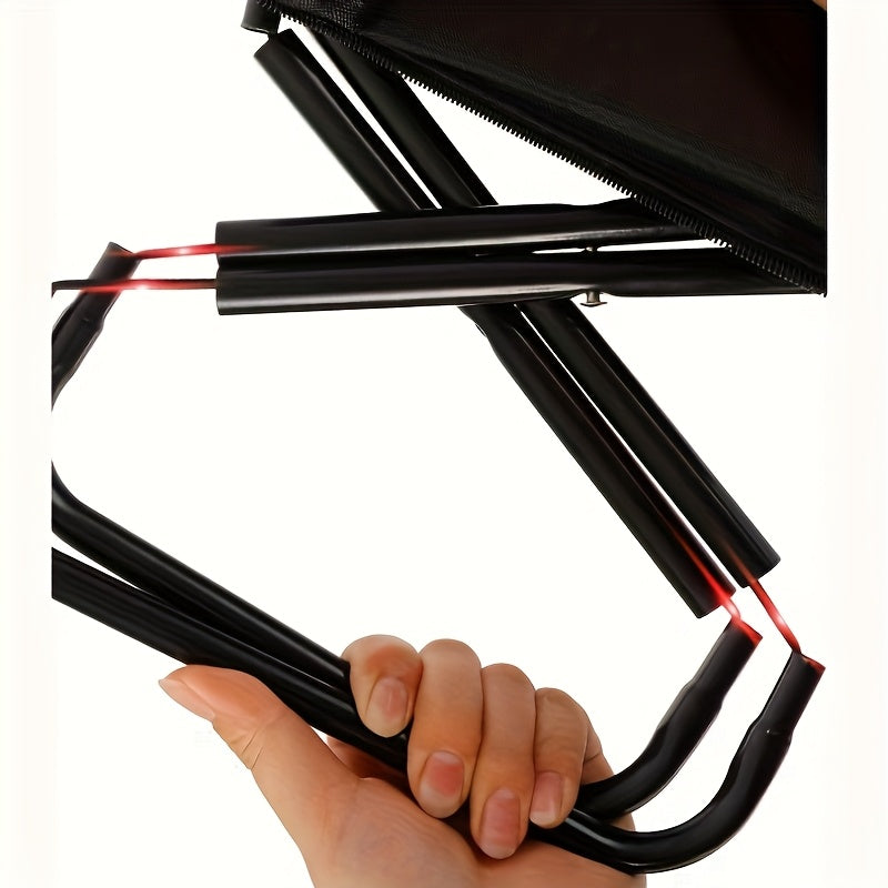 Portable Outdoor Camping Folding Chair, Mini Foldable Pencil Case Stool for Fishing, Subway, Camping, And Picnic Use in Various Multifunctional Scenarios.