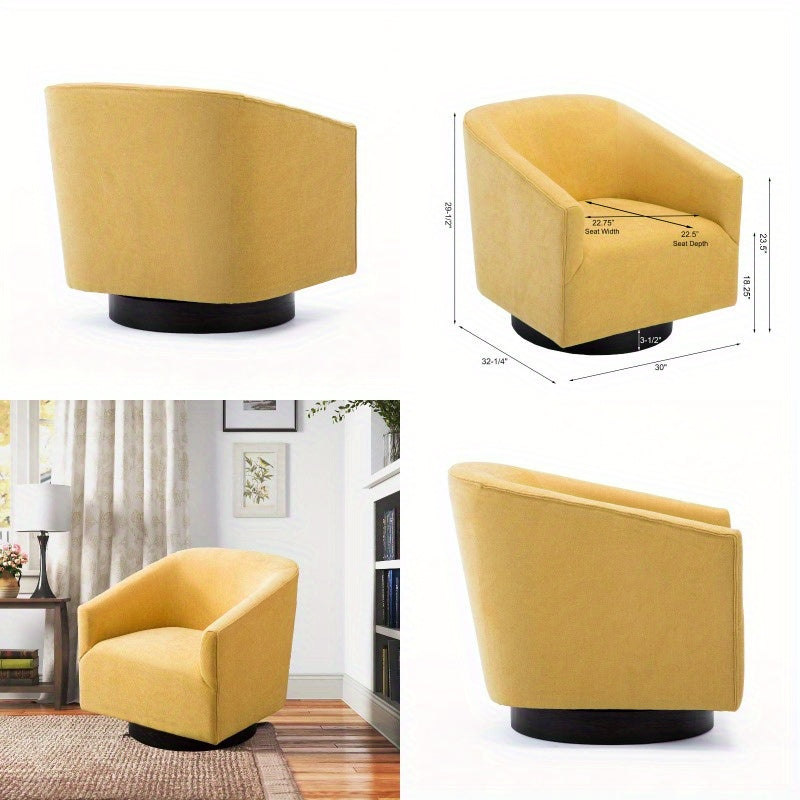 Goldenrod Base Swivel Chair