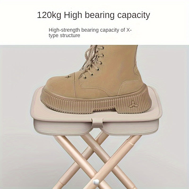 1pc Portable Folding Chair, Ideal for Beaches, Lawns, Picnics, Fishing, and Backpacking Trips