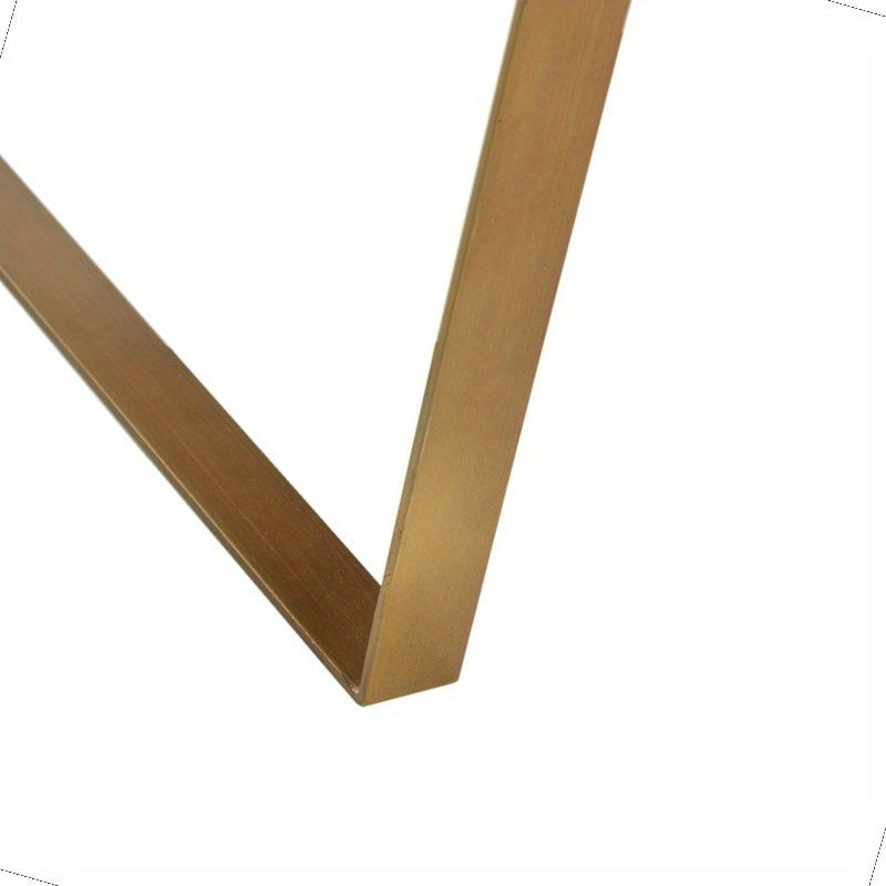 2025 Accent Chair - Modern Minimalist Design with Golden Accents, Elegant White Fabric & Metal Frame, Perfect for Living Room or Office Decor, No Assembly Required,
