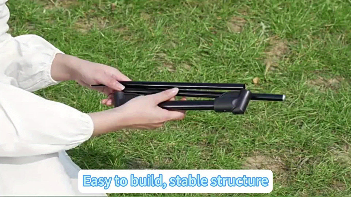 1pc Folding Chair Breathable Wear-resistant Wear-resistant Lazy Boy Chair for Outdoor Activities, Legless Chair - Beach Folding Outdoor