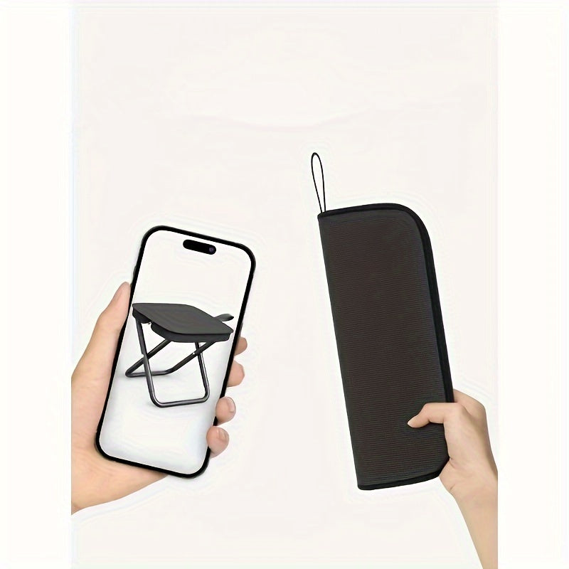 1pc Portable Folding Chair, Ideal for Beaches, Lawns, Picnics, Fishing, and Backpacking Trips