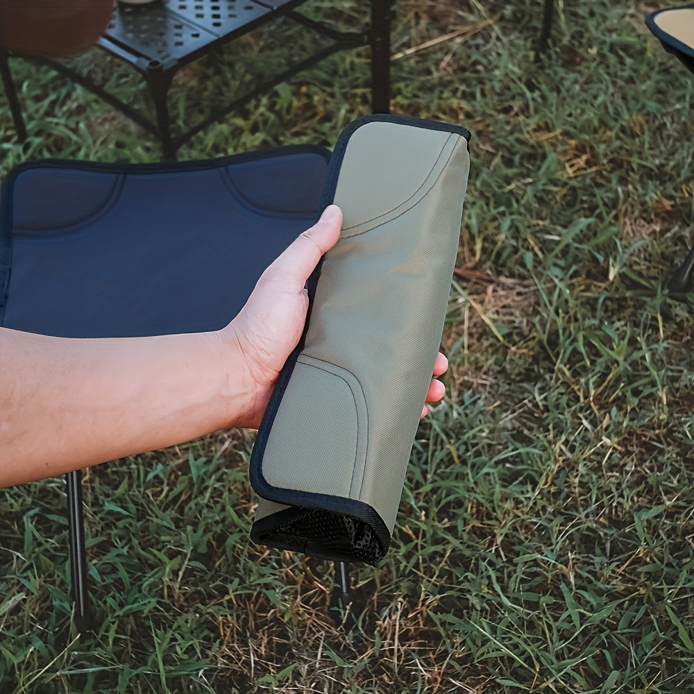 Portable Folding Chair for Outdoor Camping, Travel, and Picnic - Aluminum Alloy, Square Shape, Multi-Use for Fishing, Art Painting, and Home Use