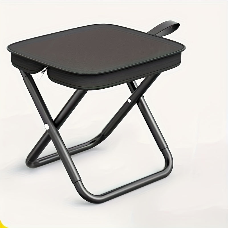 1pc Portable Folding Chair, Ideal for Beaches, Lawns, Picnics, Fishing, and Backpacking Trips