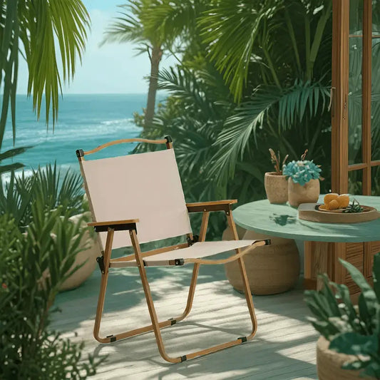 Kermit Ultra Portable Folding Chair-Green Design, Fishing, Camping and Beach-Durable, comfortable and weatherproof, dedicated lounge chair, folding and washable fishing chair,