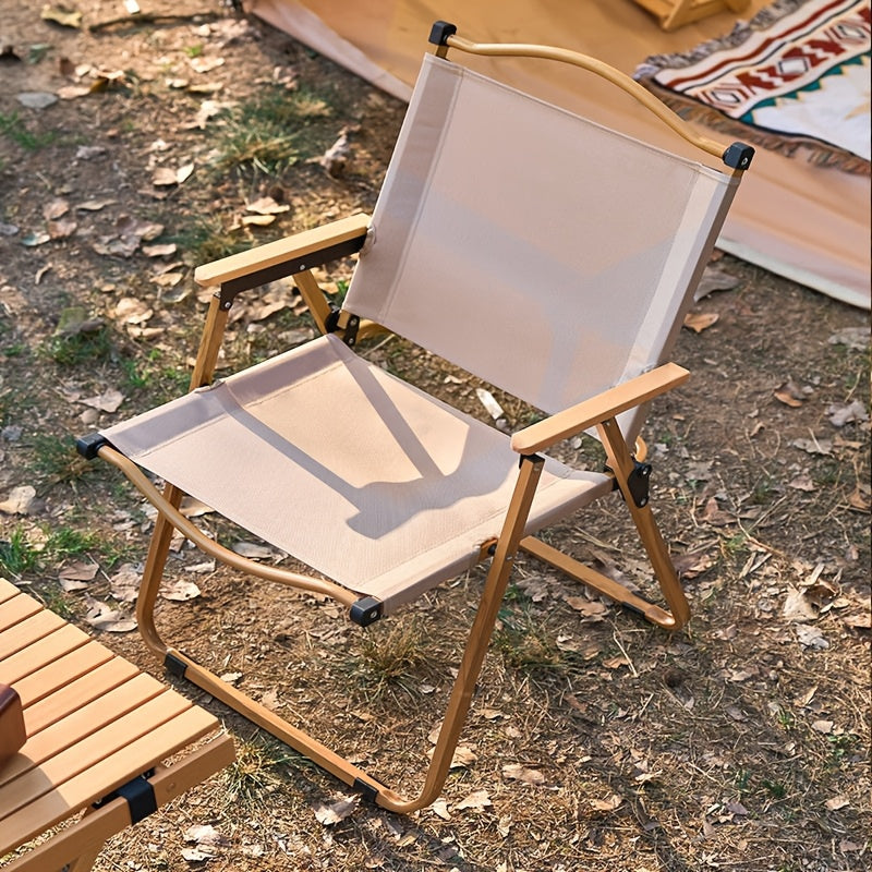 2pcs Oxford Folding Chair 2pcs Oxford Material Folding Camping Chair - Portable for Adults, Suitable for Beaches, Picnics, Backyards, and Barbecue Parties