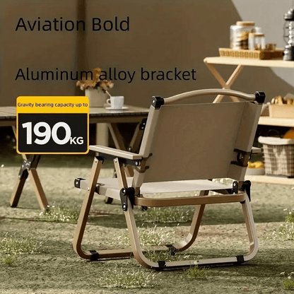 Portable Folding Camping Chair, Suitable for Outdoor Camping, Fishing, And Garden Lounging