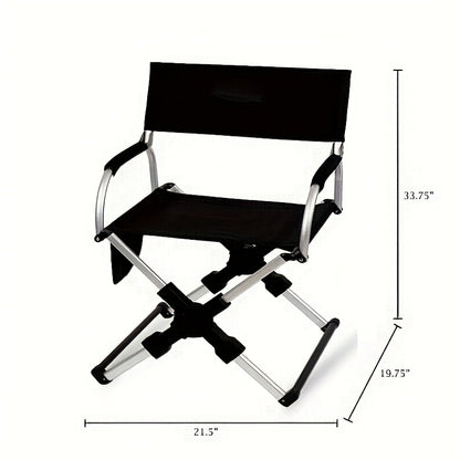 Portable Camping Chair With Carry Bag, Compact, Lightweight Collapsible Arm Chair For Outdoor Camping, Sports, Tailgates, Beach, And Fishing; Supports Up To 250lbs