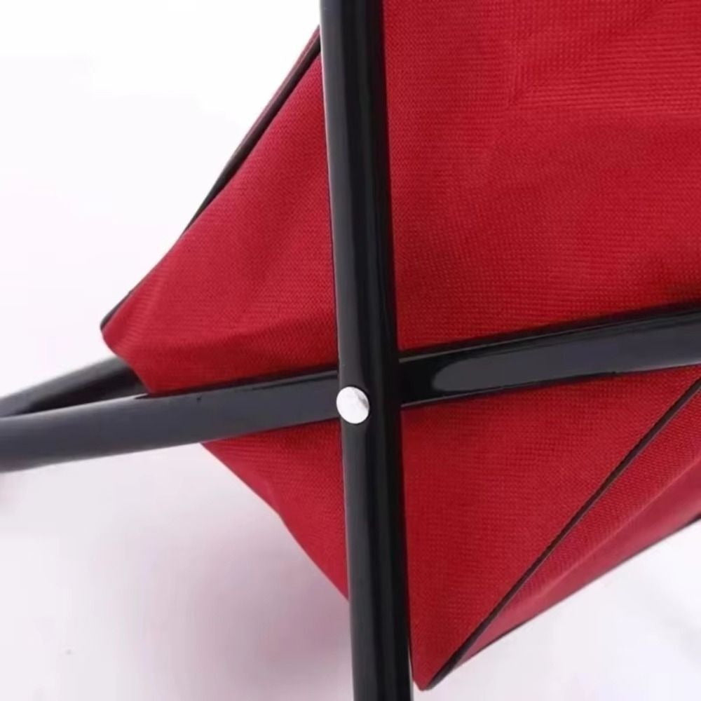 1pc Heavy-Duty Foldable Camping Chair with Portable Compact Foldable Design, Lightweight Portable Outdoor Chair with Sturdy Steel Frame & Oxford Fabric Seat - for Beach,