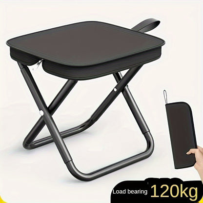 1pc Portable Folding Chair, Ideal for Beaches, Lawns, Picnics, Fishing, and Backpacking Trips