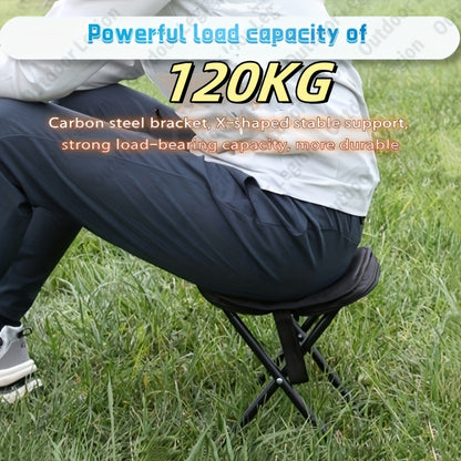 Heavy-Duty Portable Folding Chair with Carry Zip Pouch - Lightweight Outdoor Camping, Fishing, Picnic Chair - Heavy Duty, Sturdy Construction for Indoor\u002FOutdoor