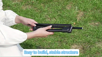 1pc Folding Chair Breathable Wear-resistant Wear-resistant Lazy Boy Chair for Outdoor Activities, Legless Chair - Beach Folding Outdoor