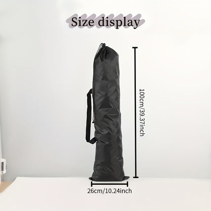 1pc Extra Large Portable Folding Chair Storage Bag with Handle - Durable Compact Lightweight Design for Beach, Travel, Camping & Sports - Black,