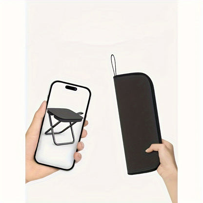1pc Portable Folding Chair, Ideal for Beaches, Lawns, Picnics, Fishing, and Backpacking Trips