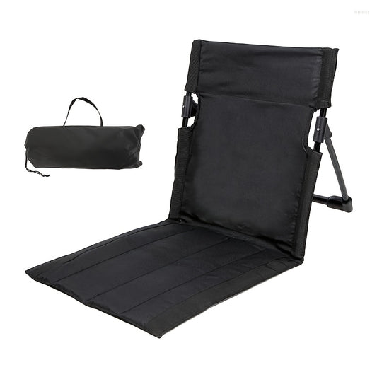 1pc Folding Chair Breathable Wear-resistant Wear-resistant Lazy Boy Chair for Outdoor Activities, Legless Chair - Beach Folding Outdoor