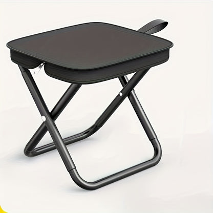 1pc Portable Folding Chair, Ideal for Beaches, Lawns, Picnics, Fishing, and Backpacking Trips