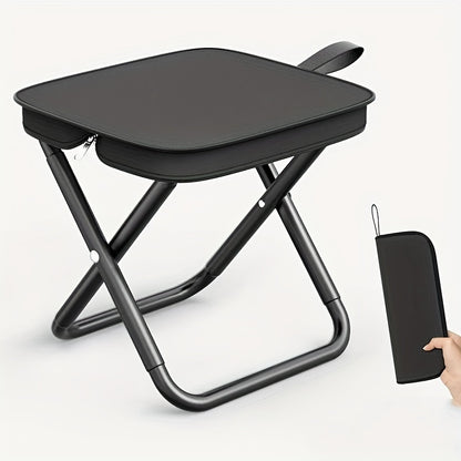Heavy-Duty Portable Folding Chair with Carry Zip Pouch - Lightweight Outdoor Camping, Fishing, Picnic Chair - Heavy Duty, Sturdy Construction for Indoor\u002FOutdoor