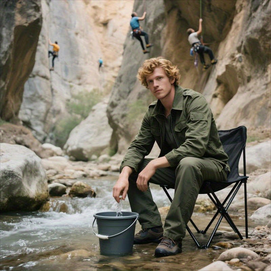 Best Seller in 88 Countries and Regions, 1pc Portable Folding Camping Chair with Armrests & Built-in Cup Holder
